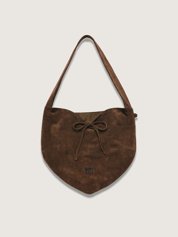 Heart layer bag large suede_3colors