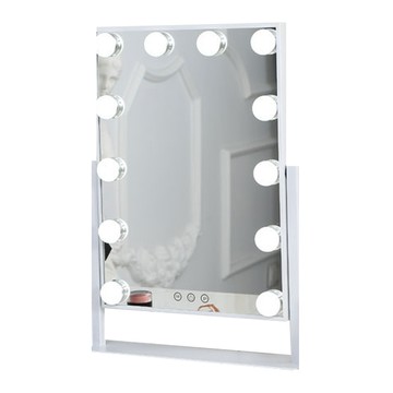 巨星亮感化妝鏡 3色調光  白色