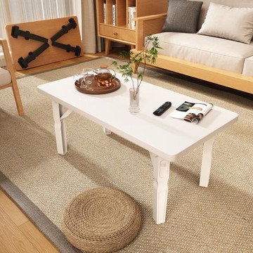 折疊餐桌茶幾便攜式吃飯小方桌簡約移動戶外客廳辦公家用長桌兩用