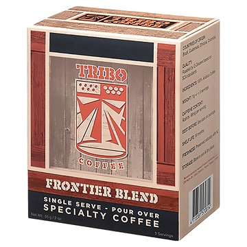 TRIBO COFFEE 先鋒者綜合 濾掛式咖啡 深焙製作 黑巧克力與堅果香氣  11g  5包  1盒