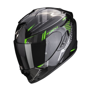 【開學季優惠】SCORPION EXO-1400 EVO AIR SHELL BLACKGREEN 黑綠 全罩 2023年式