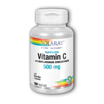 Vitamin C With Bioflavanoids Concentrate 100 Caps by Solaray