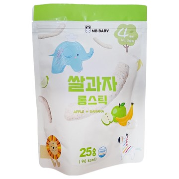 MB BABY 萌寶寶 米棒 4個月以上  蘋果香蕉  25g  1包