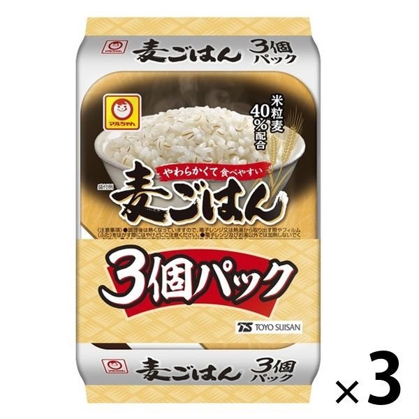 東洋水産パックごはん 9食 麦ごはん 3個パック×3 東洋水産 米加工品 包装米飯