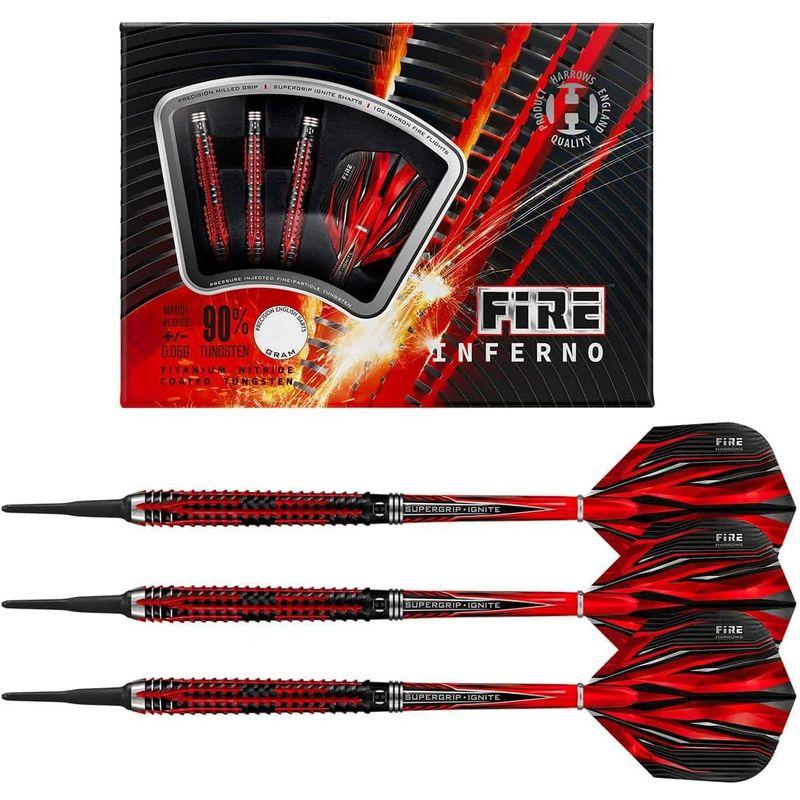 ダーツ バレル Harrows ファイア インフェルノ 18g (FIRE INFERNO 18g 