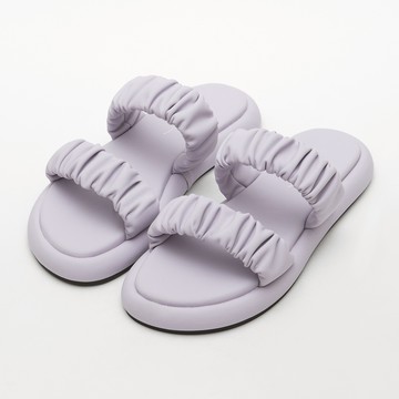 D+AF 繽紛夢境雲朵抓皺雙帶涼拖鞋