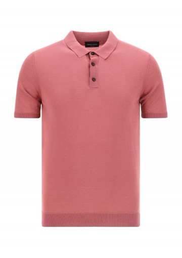 Roberto Collina - Polo Shirt - Mens - Pink