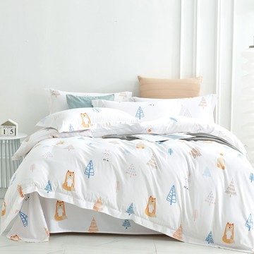 薄被套-雙人 / 6x7尺 / 奧地利天絲 / 向陽花貍 台灣製