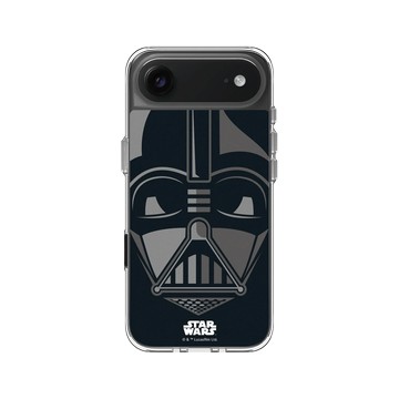 iPhone Air Clear Case（相機按鈕） 透明 - 迪士尼-星際大戰 Star Wars - 黑武士-大臉系列