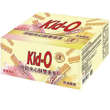 Kid-O厚餡夾心酥雙重奏/1026g/54入