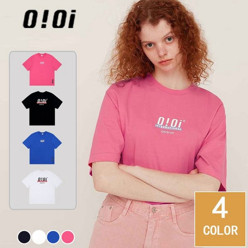 Oioi オアイオアイ 韓国ファッション Tシャツ 半袖 クルーネック オシャレ 可愛い メンズ レディース 通販 Lineポイント最大get Lineショッピング