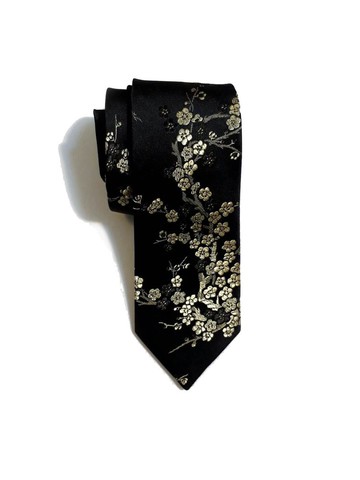 黑金梅花 領帶 Neckties
