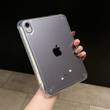 冰晶透防摔保護殼 帶筆槽平板保護套 適用iPad 12 10 A16 9 8 mini Air 8 7 6 M3 Pro
