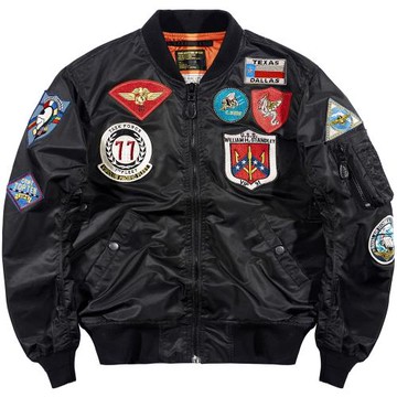 VIP秋季ma1飛行員夾克男士刺繡棒球服潮牌寬松工裝外套空軍飛行服