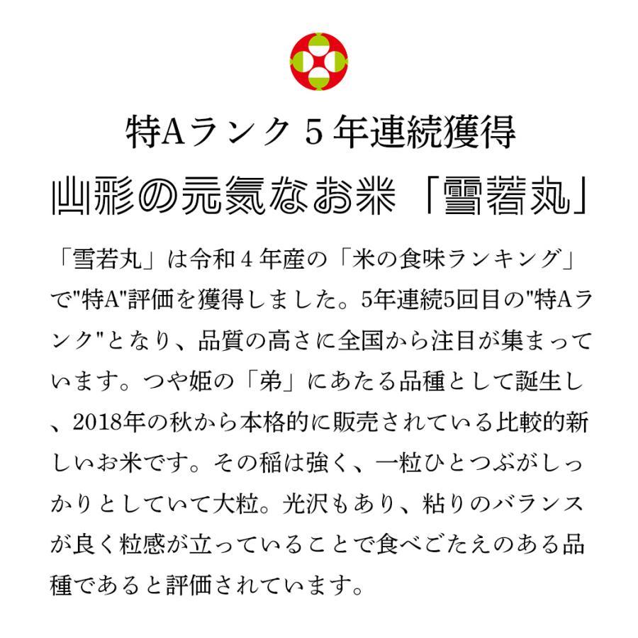 新米 5kg 雪若丸 お米 山形県 庄内 置賜 ゆきわかまる 令和5年産 白米 精米 5キロ