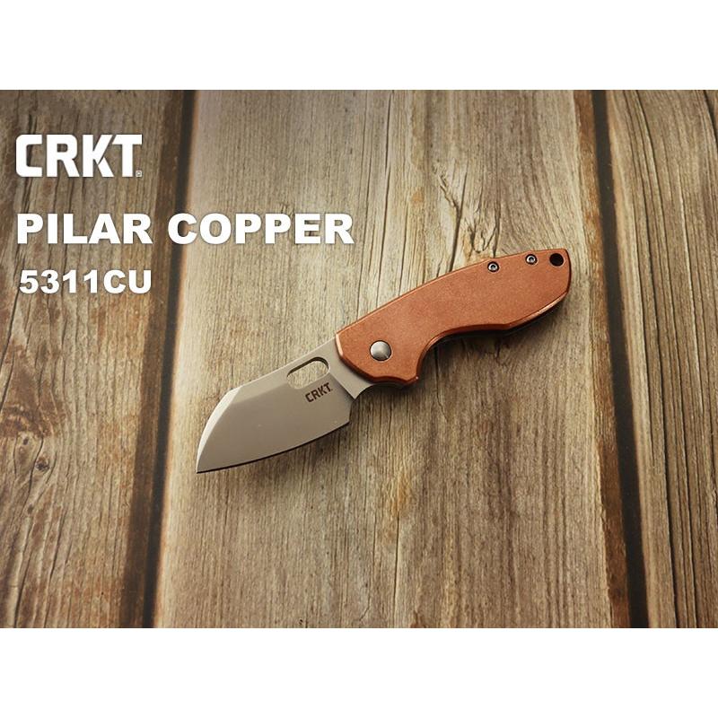 CRKT 5311CU ピラー カッパー 折り畳みナイフ コロンビアリバーナイフツール PILAR COPPER