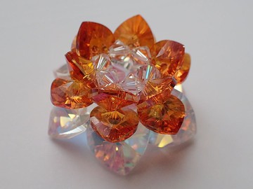 蓮花 擺件 SWAROVSKI ELEMENTS(施華洛世奇元素)