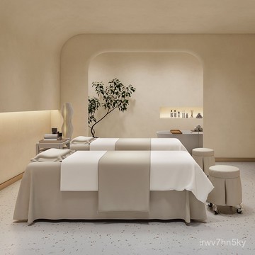 🌷開立發票 廠家直銷 美容院床罩四件套北歐風親膚醫美理療床套按摩被罩四季通用 BNHW