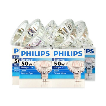 PHILIPS 【4入】MR16 50W 12V GU5.3 傳統 融蠟 鹵素杯燈_PH140005