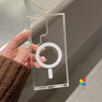 透明磁吸殼 高透不發黃 適用 三星 S26 S25+ S24 S23 Ultra Note20 A25 A15 手機殼