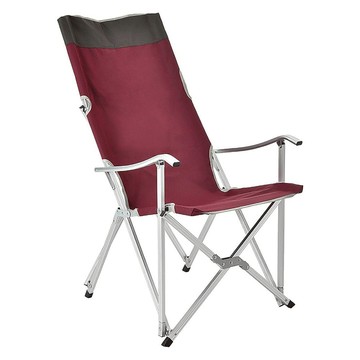 AOTTO 創意傢俱 免安裝鋁合金戶外露營休閒折疊椅 RO-0071R  紅色  1個