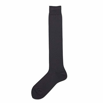 [Tabio]タビオ メンズピンドット柄ビジネスロングホーズ 25.0〜27.0cm 日本製 ハイソックス 靴下 コゲチャ
