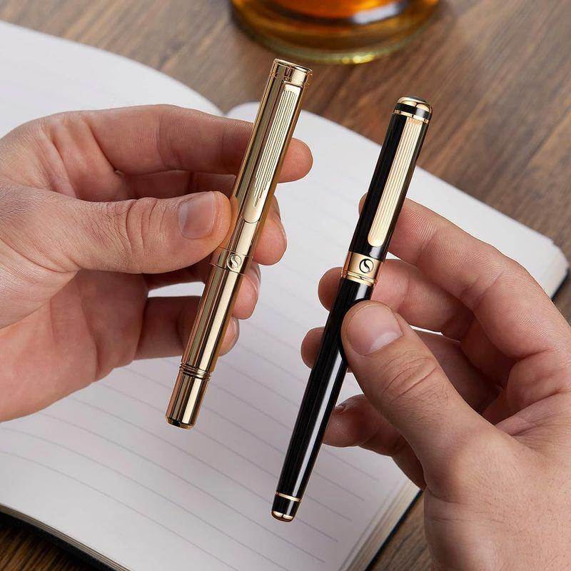 Office Supplies 文房具 Scriveiner Heavy Pen Fountain Pen (Gold-Plated), Stunning EDC Luxury P