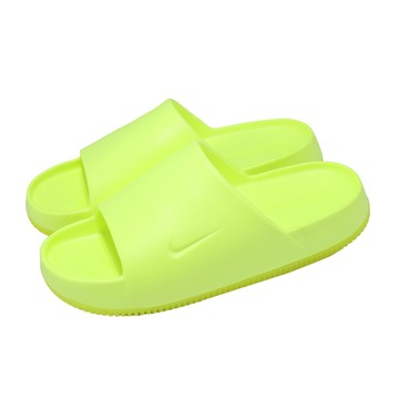 [ACS] Nike 拖鞋 Calm Slide 男鞋 螢光綠 微厚底 踩屎感 運動拖鞋 FD4116-700