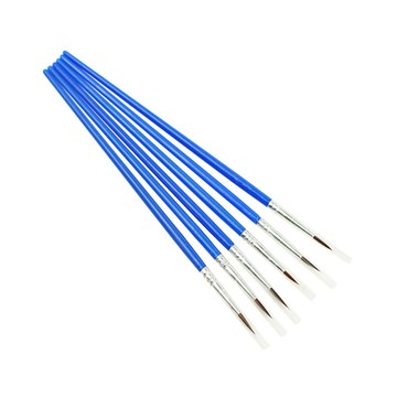 水彩筆（細頭、平頭） 尖頭水彩筆 油畫水彩筆 上色畫筆 DIY畫畫 勾線筆畫筆 上色用具美勞用品 客製化禮品專家