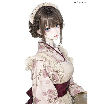 【9 月新款】07-141-0371 人物貼紙 幻想復古浪漫喫茶