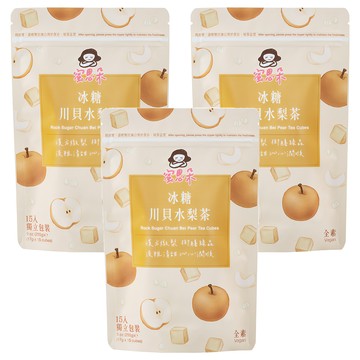 蜜思朵 冰糖川貝水梨茶  15顆  17g  3袋