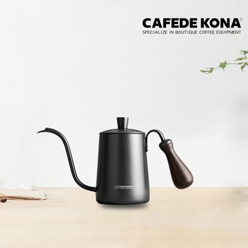 CAFEDE KONA木柄細口壺600ML