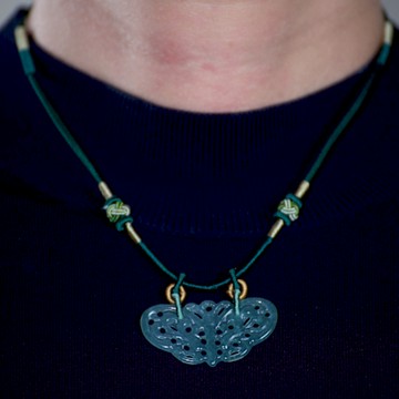 璞心堂-寵愛自己『蝶語』系列 翡翠蝴蝶鎖骨鏈