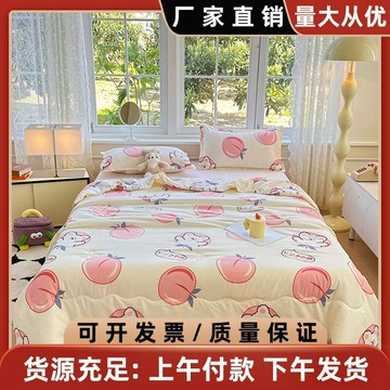 母嬰級大豆被夏被空調被加厚保暖冬被春秋被夏涼被學生單人薄被芯