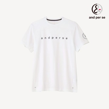 【and per se】男款白色全天候穿搭佳選圓領衫 DGU2T030