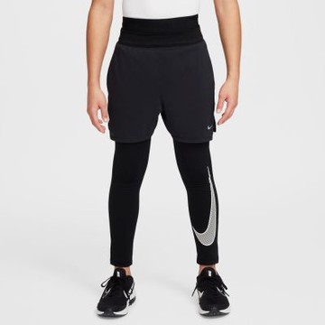 NIKE 緊身長褲 童裝 男大童 運動長褲 不含外面短褲 B NP DF TIGHT WARM 黑 HF4364-010