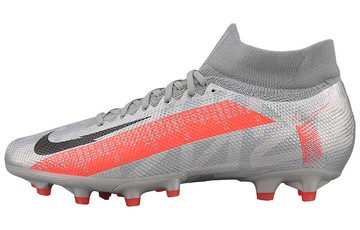 NIKE MERCURIAL SUPERFLY 7 ELITE AG ARTIFICIAL GRASS GREY ORANGE