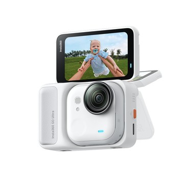 Insta360 GO Ultra 防抖運動相機隨心拍個性套裝 靈動白(先創公司貨)