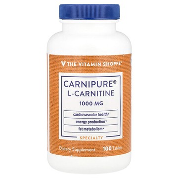 The Vitamin Shoppe, Carnipure® L-肉鹼，1000 毫克，100 片