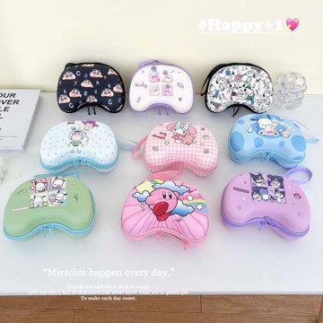 星之卡比switchpro收納包配件PS4/PS5手柄任天堂可愛卡通女保護套