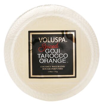 【Voluspa】馬卡龍芳香蠟燭 -Spiced Goji Tarocco Orange