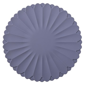 Home of flowers 繁花之家 花朵矽膠隔熱墊 防熱防燙 鍋墊/桌墊/杯墊/防滑墊/止滑墊/餐墊/防燙墊 廚房 大(30cm)  灰色  1個