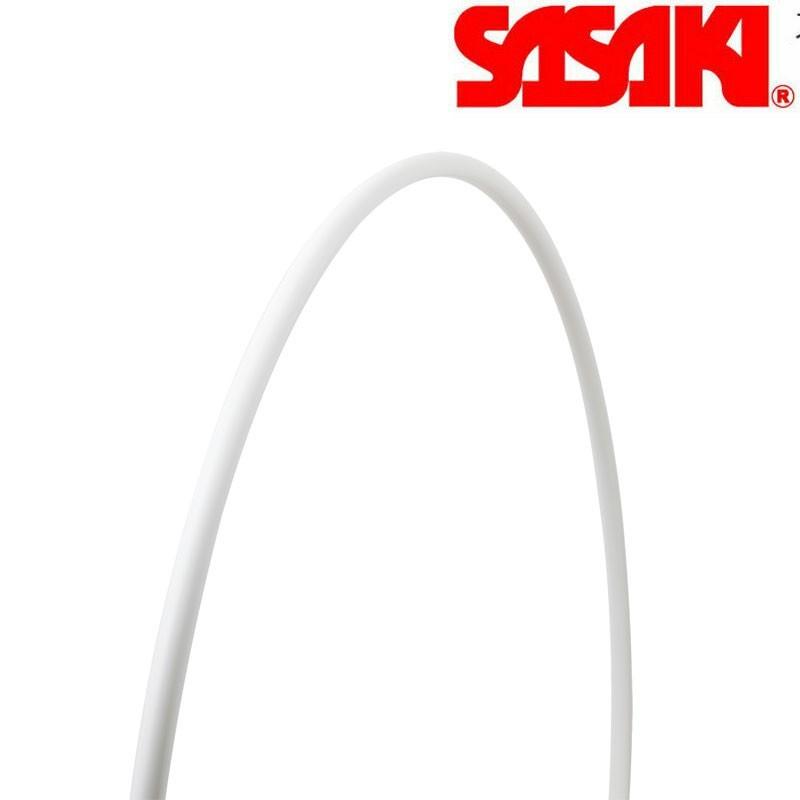 SASAKI ササキ 丸型フープ ホワイト (M-11ST-F) 重さ300g以上 新体操 体操 フープ フラフープ 手具 検定品