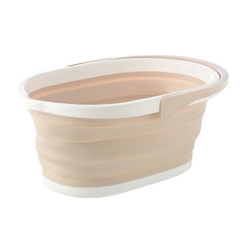 Bloom at home 多用途折疊式水桶  米色  1個