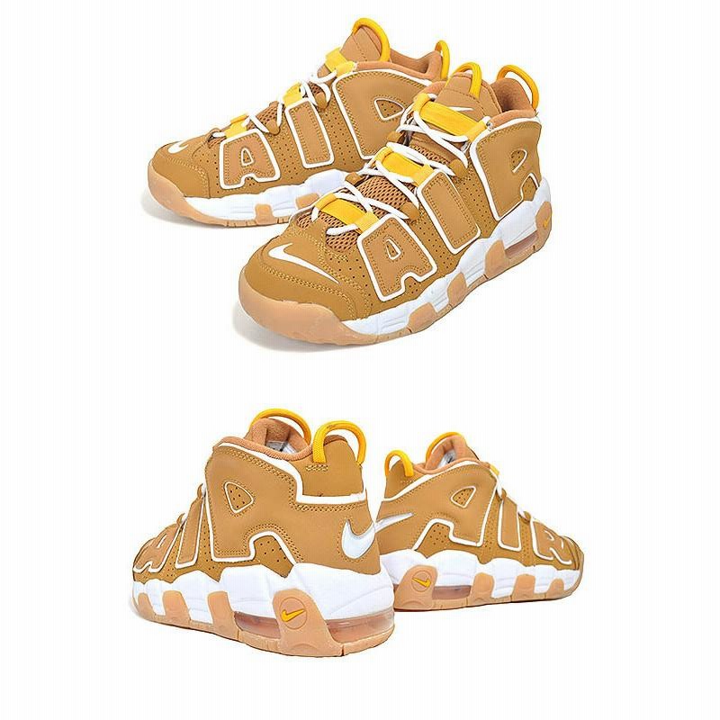 NIKE AIR MORE UPTEMPO (GS) wheat/white-pollen dq4713-700 ナイキ ...