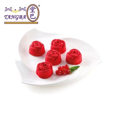 小玫瑰花巧克力模 D-074 15連玫瑰花果凍矽膠模具4cm布丁模蛋糕模