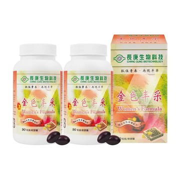 長庚生技 金色丰采軟膠囊 90粒/瓶 (2瓶)
