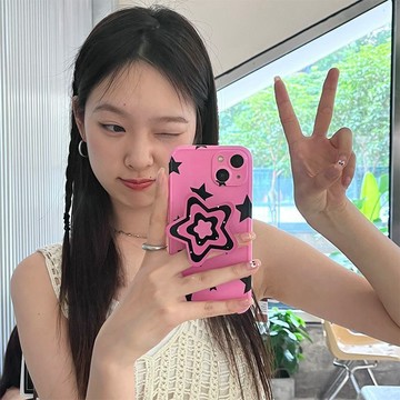 臺灣/✨手機背貼支架 支架 /ins小衆玫粉色星星氣囊支架小衆滴膠甜酷少女伸縮懶人桌面3M背貼