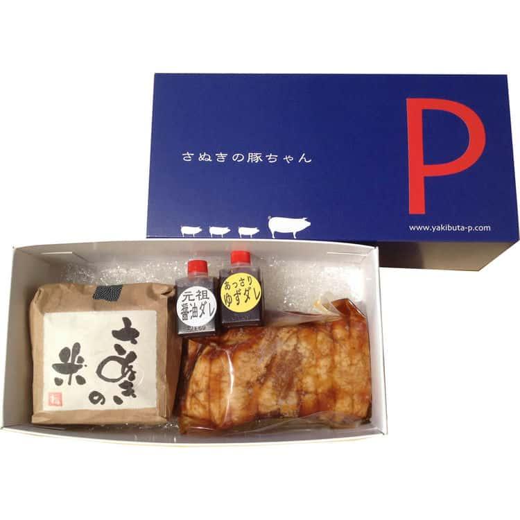 香川 さぬき米とオリーブ豚チャーシュー丼セット チャーシューモモ肉310g×1 さぬき米300g×1 ※離島は配送不可