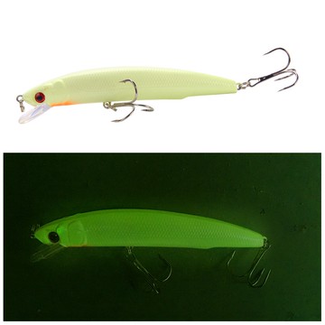 【TTFF】米諾路亞餌 12cm/17g夜光沉水硬餌仿真擬餌0617假餌淡水海水漁具產品批發